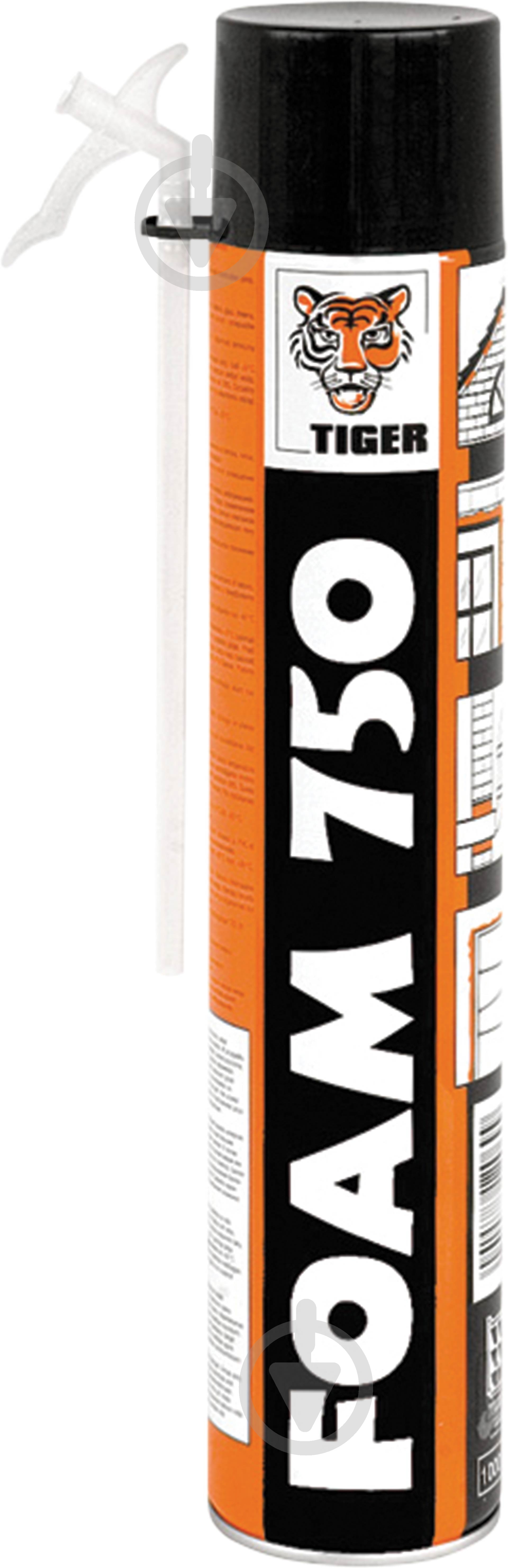 Пена монтажная Tiger Foam 750 мл - фото 1 Пена монтажная Tiger Foam 750 мл - фото 1