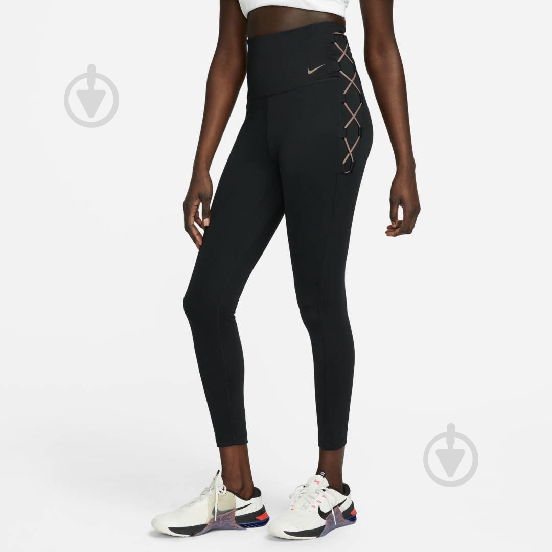 Лосины Nike DX0006-010 р.L черный - фото 1