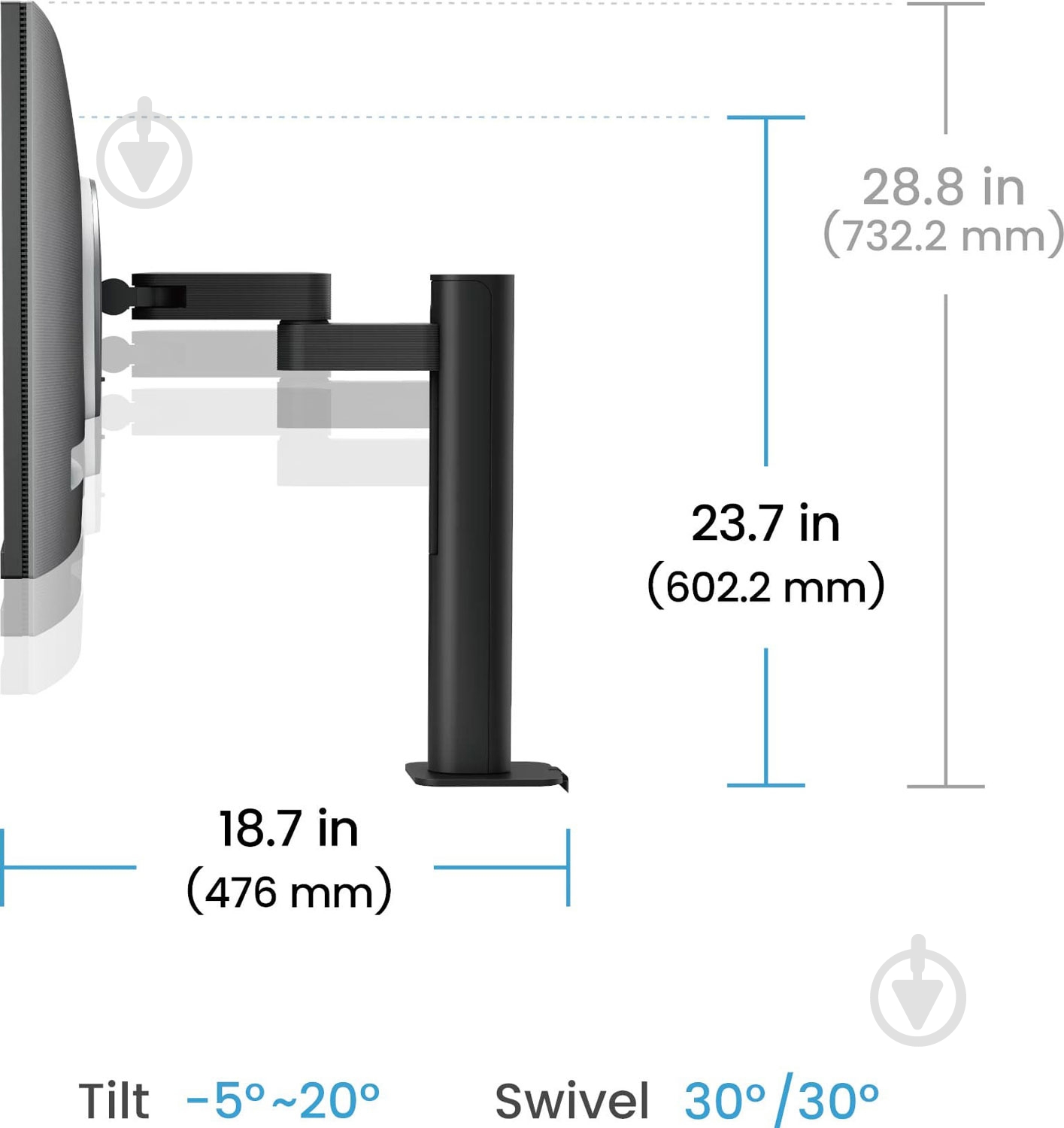 Монитор BenQ RD280UA 28,2" (9H.LM2LJ.TBE) - фото 12