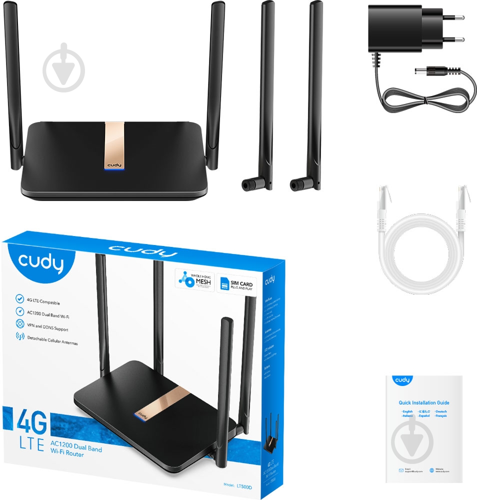 Wi-Fi-роутер Cudy LT500D - фото 5