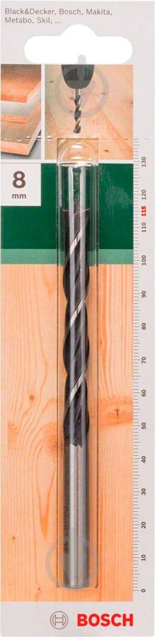Сверло по дереву Bosch 8 мм - фото 1