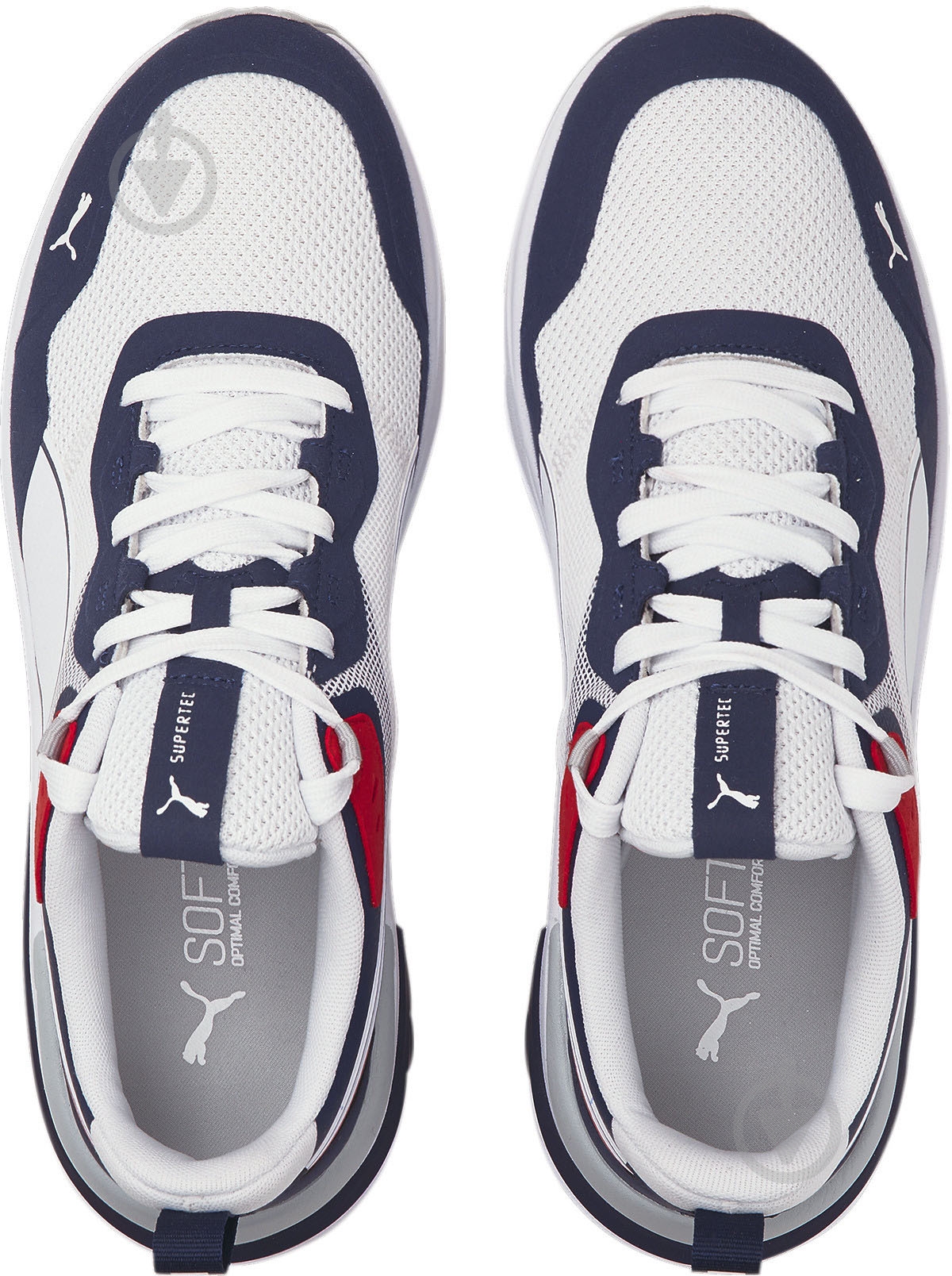 Кроссовки мужские демисезонные Puma Supertec 38305206 р.43 белые - фото 5