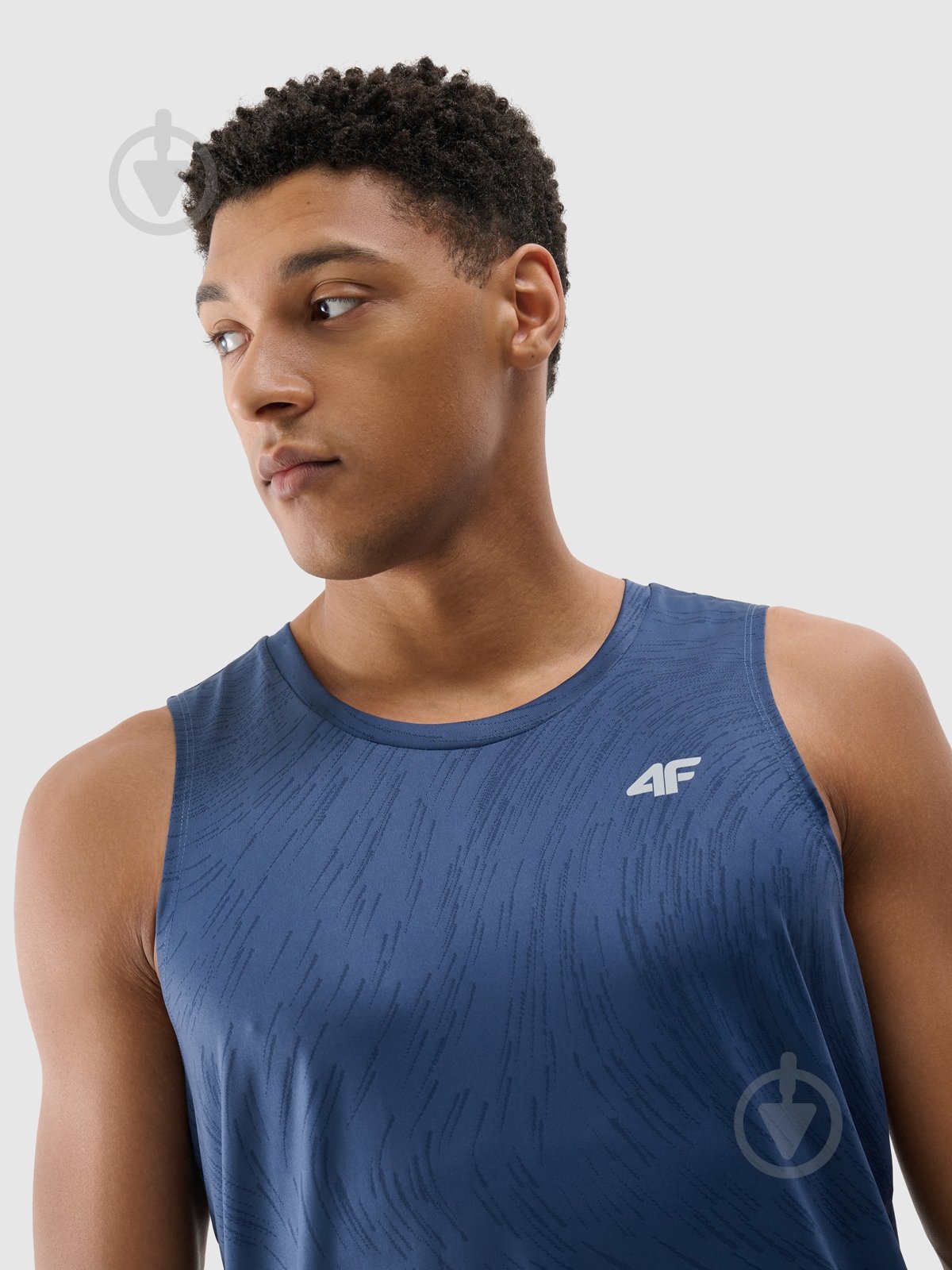 Майка 4F TSHIRT FNK M1261 4FWSS25TFTSM1261-32S р.S синий - фото 3