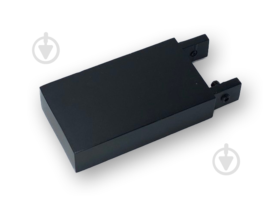 Комплект карниза Quadrum SQUARE одинарный 15/300 см белый/черный с белыми крючками - фото 2