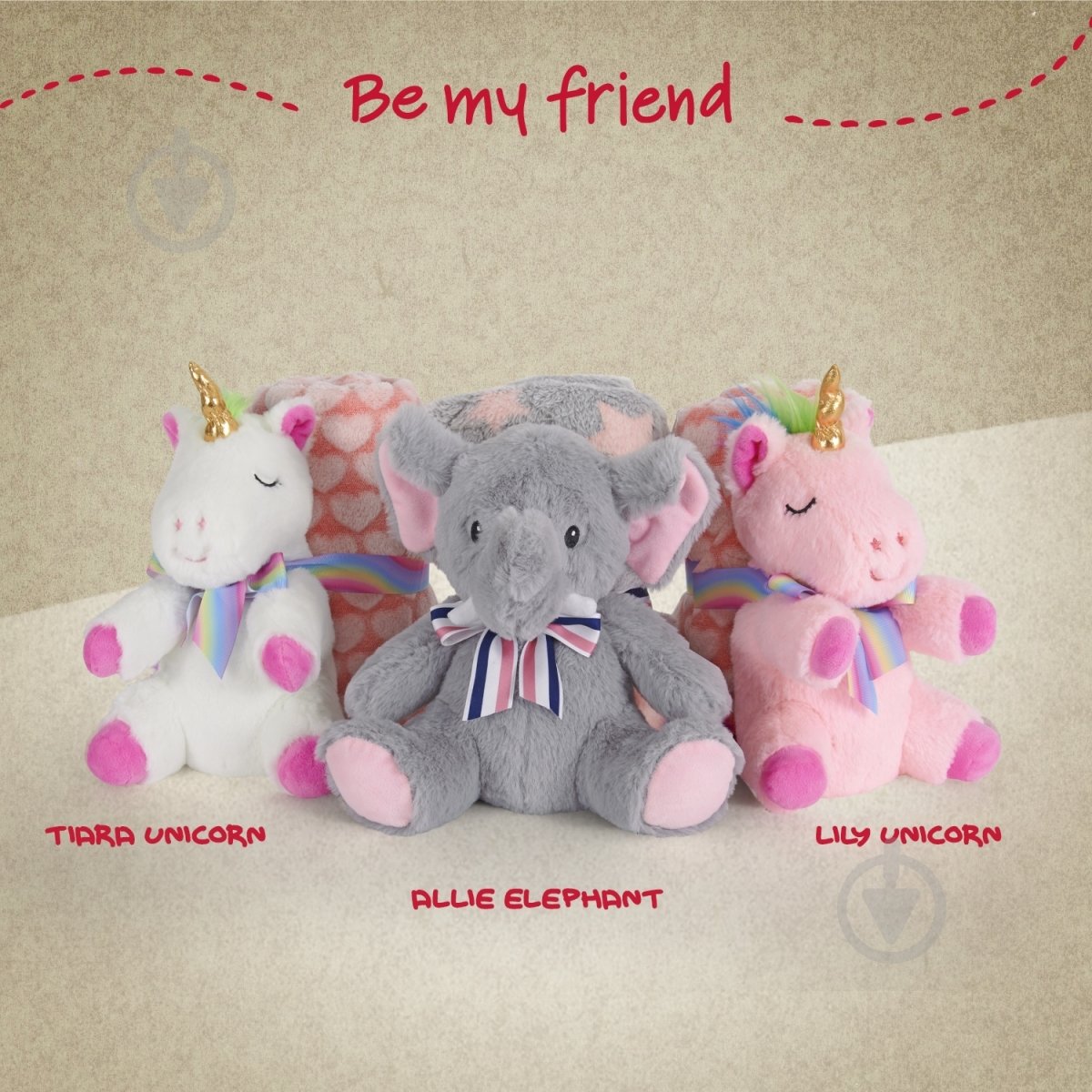 Плед Perletti Toys Lily Unicorn з м'якою іграшкою 80x120 см рожевий - фото 7