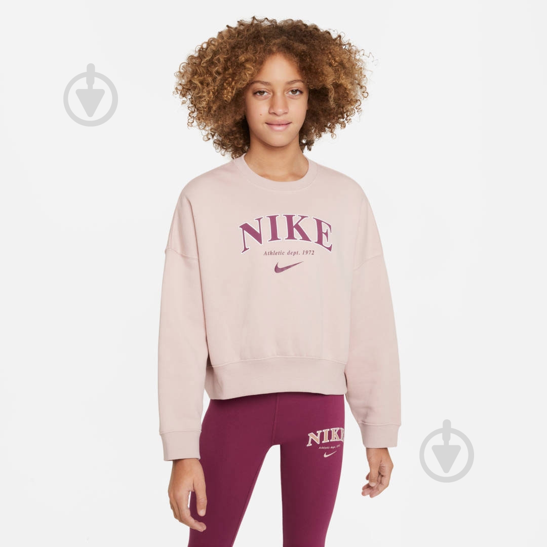 Свитшот Nike FD0885-601 р.L розовый - фото 1 Свитшот Nike FD0885-601 р.L розовый - фото 1