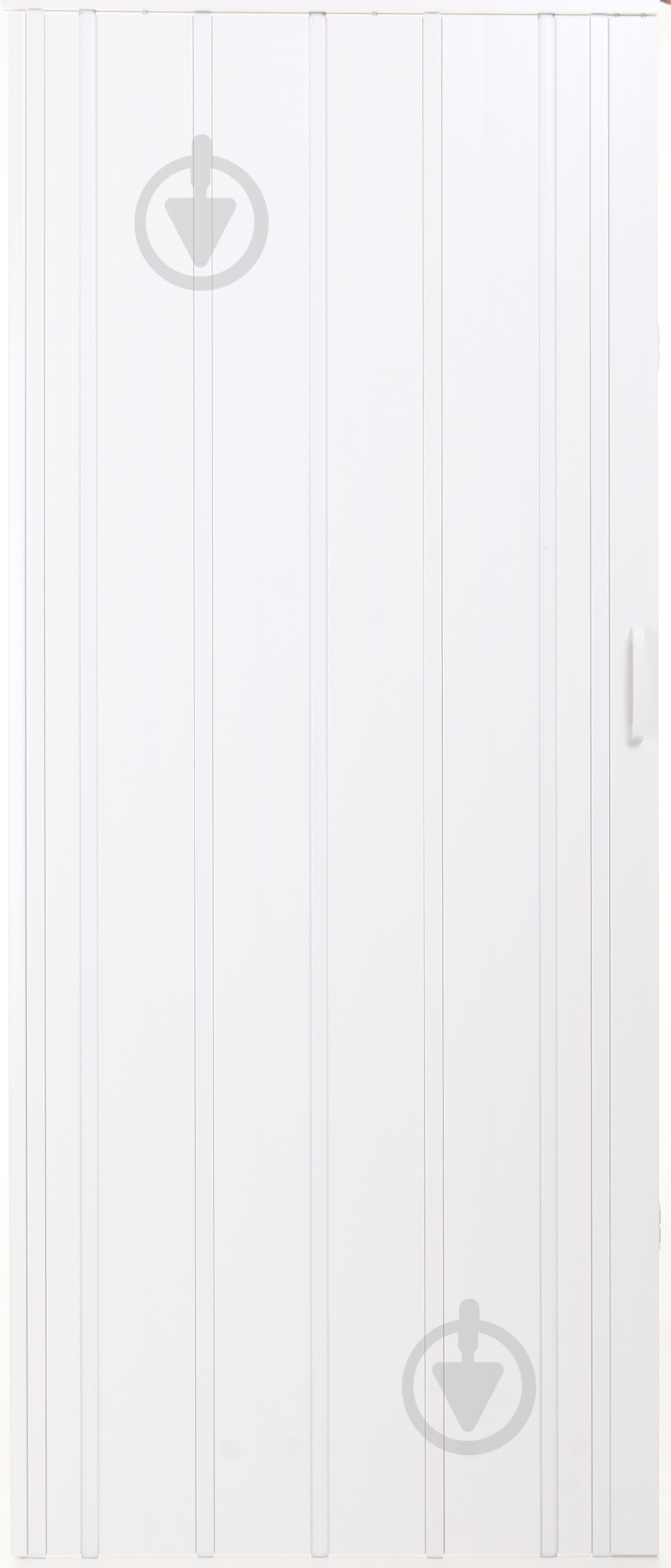 Дверь-гармошка BS-12V-W00 850 мм белый - фото 1