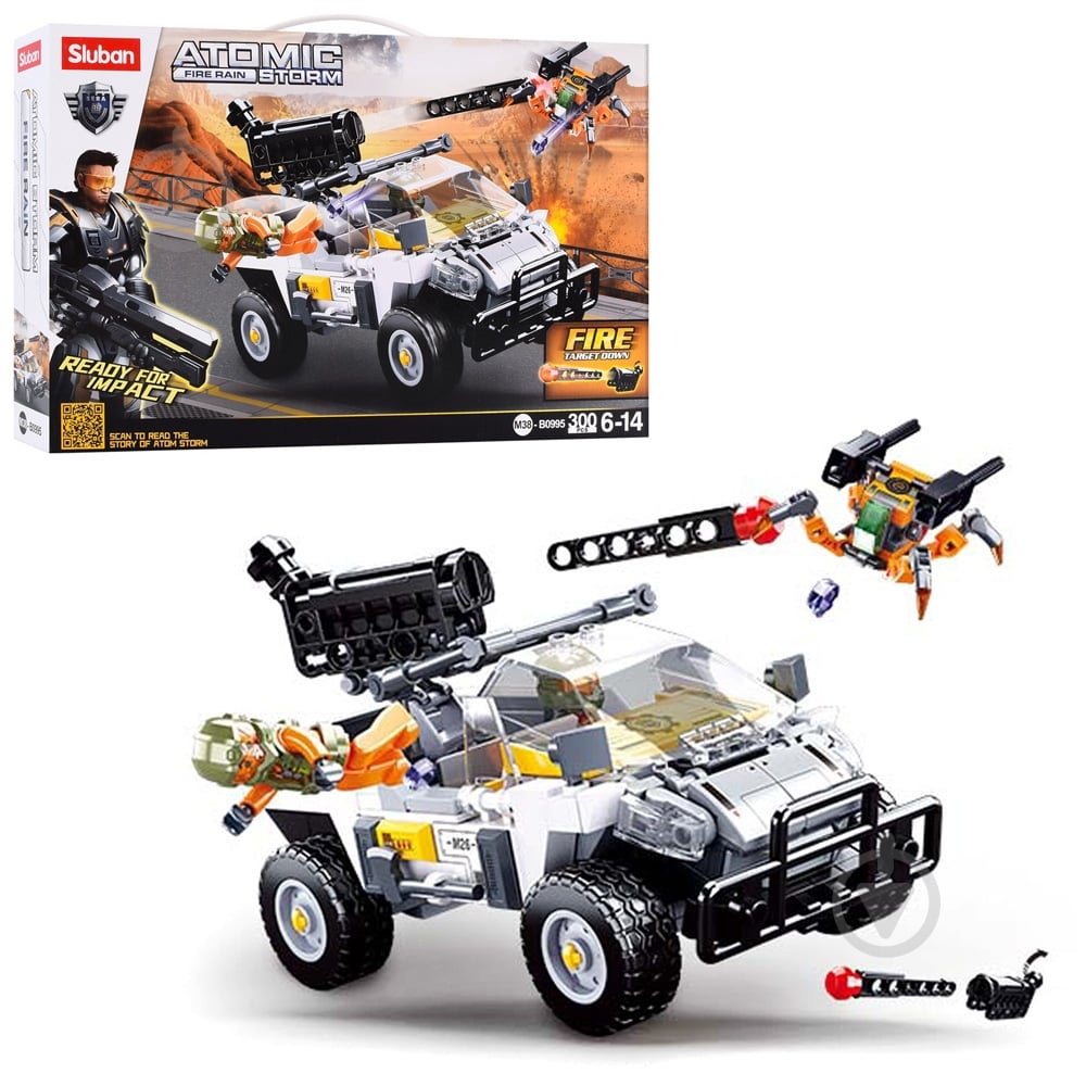 Конструктор Sluban Atomic Storm M38-B0995 - фото 1