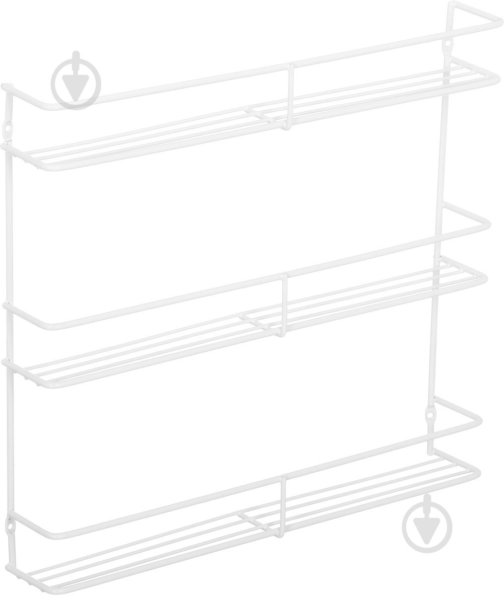 Полка DC для специй 390x50x350 мм навесная белая - фото 1