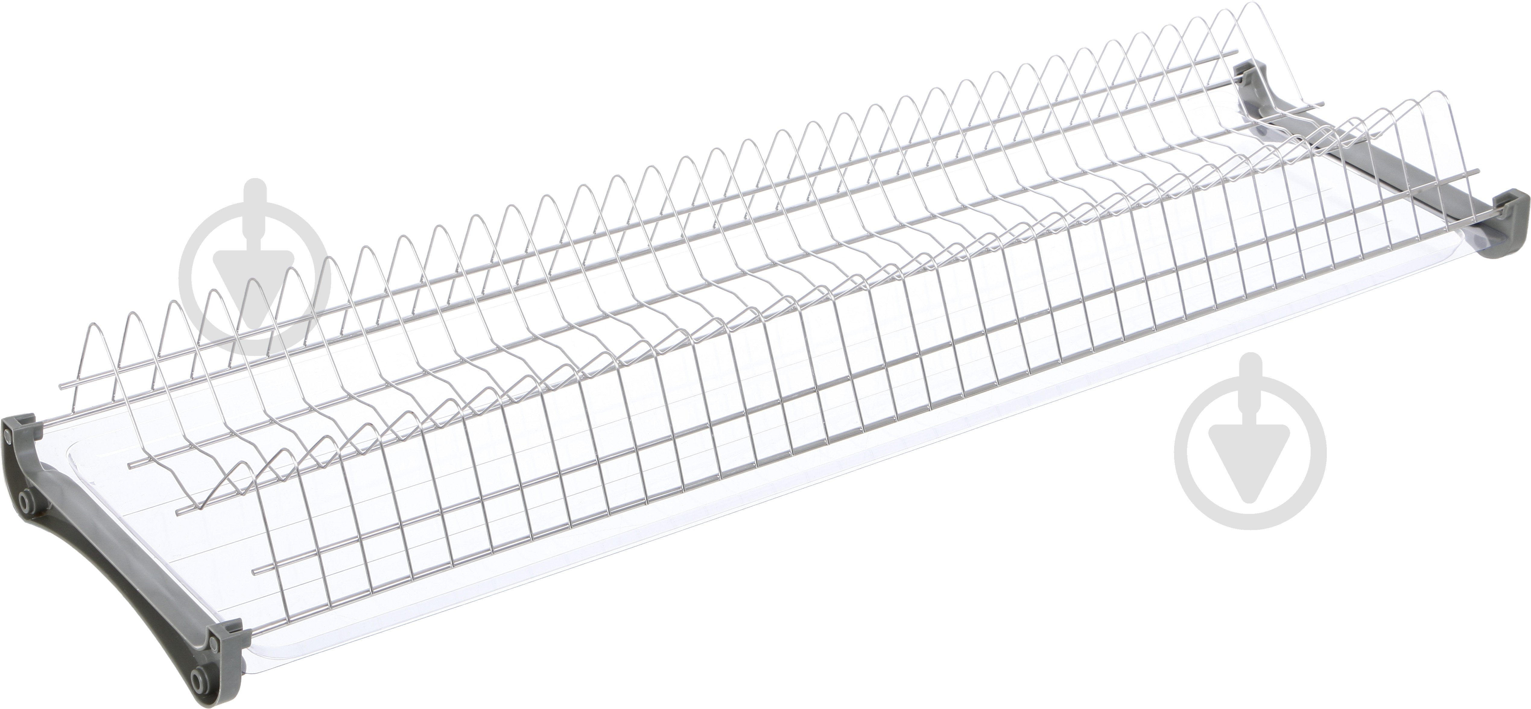 Сушилка для посуды DC 86156 900 мм хром с профилем нержавеющая сталь - фото 1