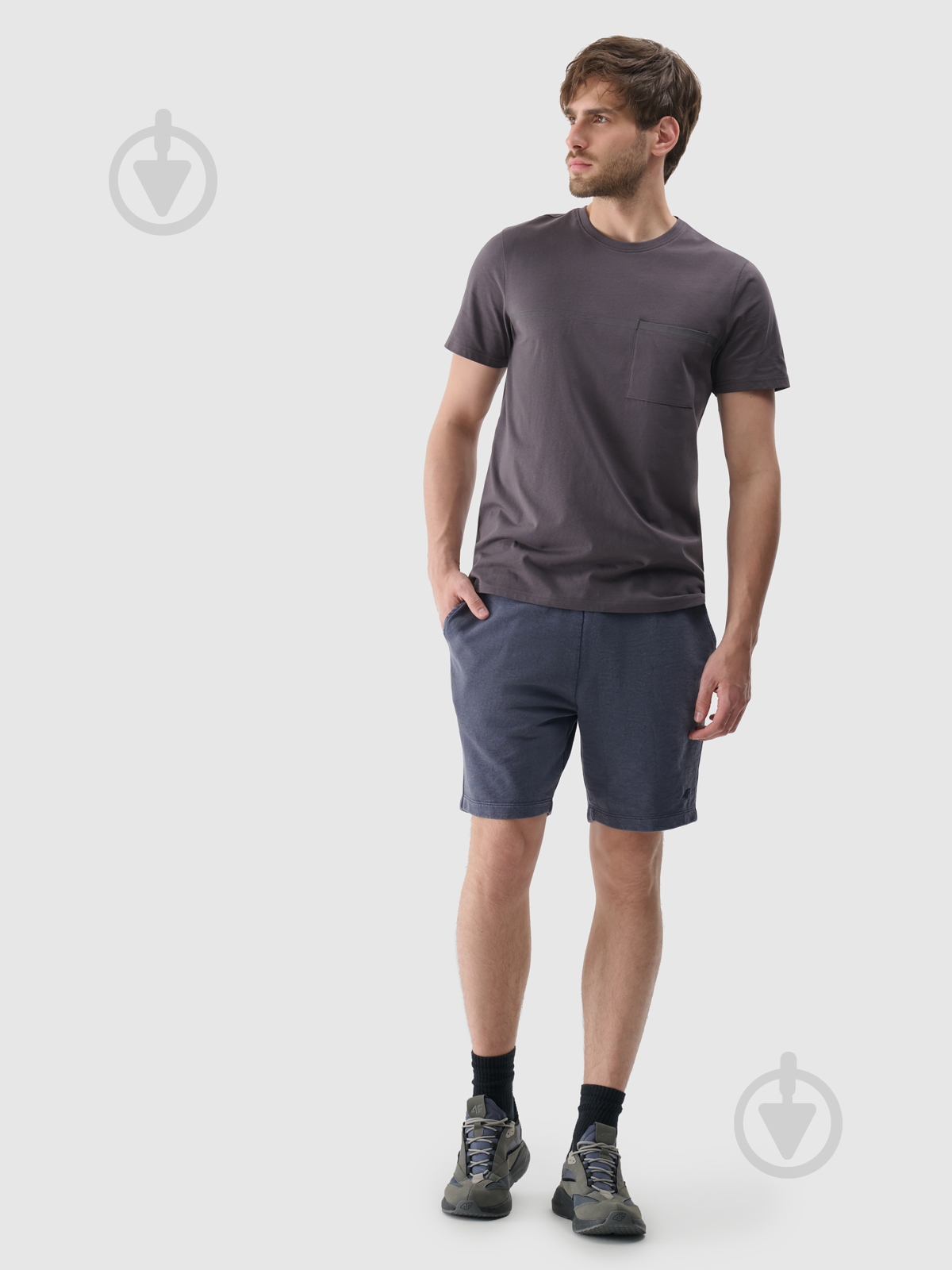 Футболка 4F 4FRSS24TTSHM2078-22S р.S сірий - фото 3