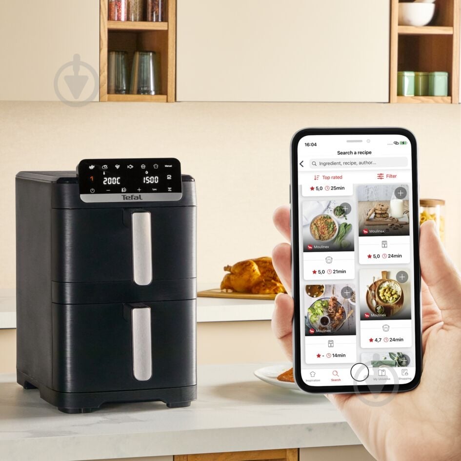 Мультипечь Tefal Easy Fry Crispy Stack EY7528E0 - фото 6 Мультипечь Tefal Easy Fry Crispy Stack EY7528E0 - фото 6