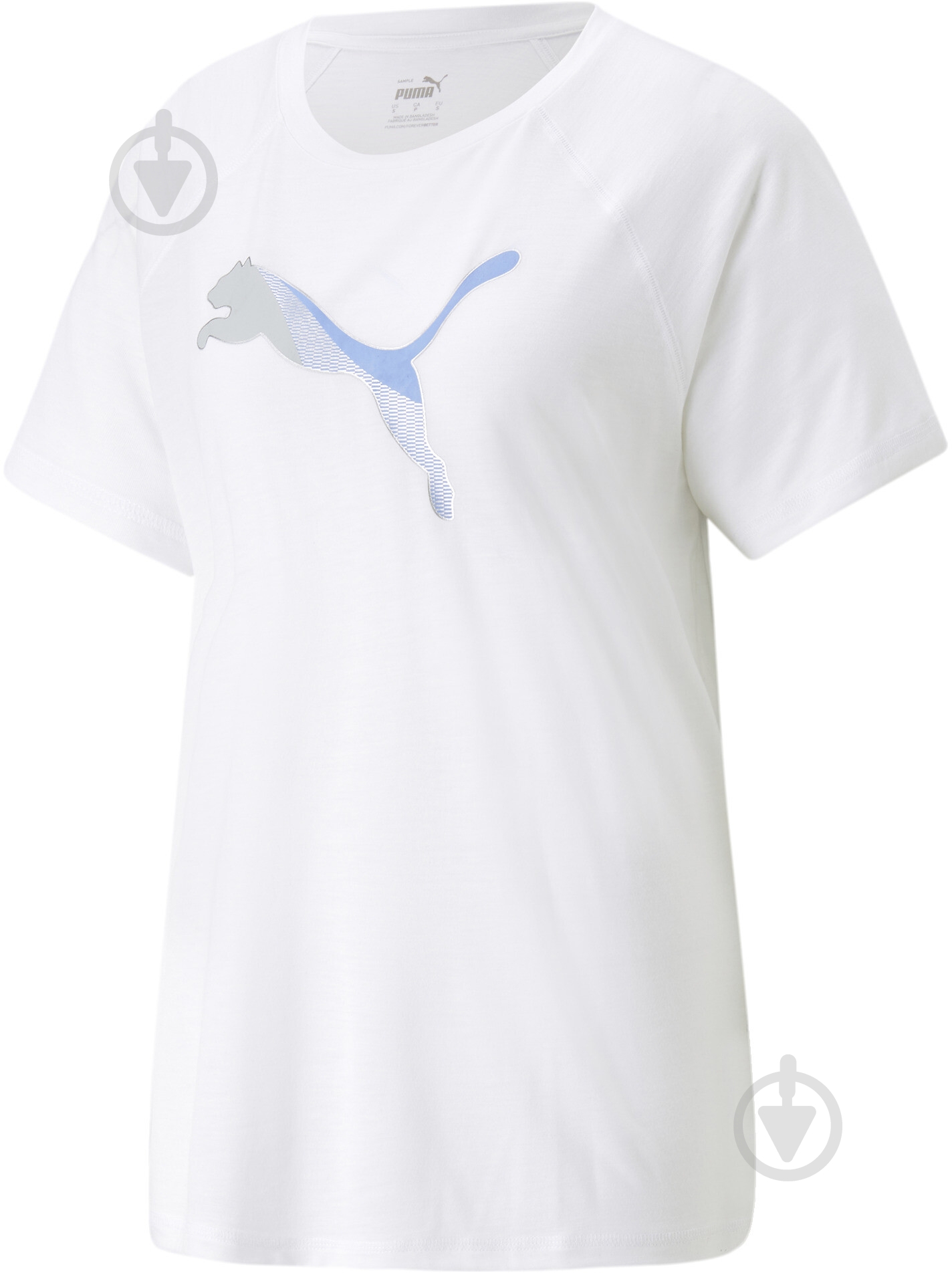 Футболка Puma EVOSTRIPE TEE 67306602 р.S белый - фото 1