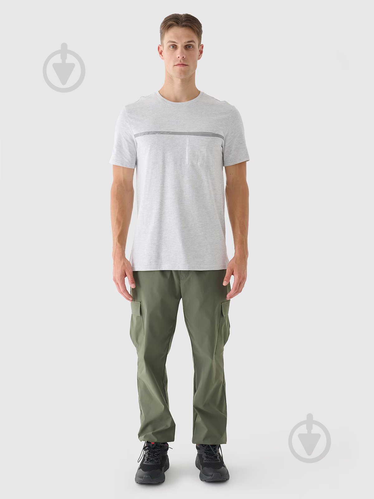 Футболка 4F 4FRSS24TTSHM2078-27M р.S серый - фото 4