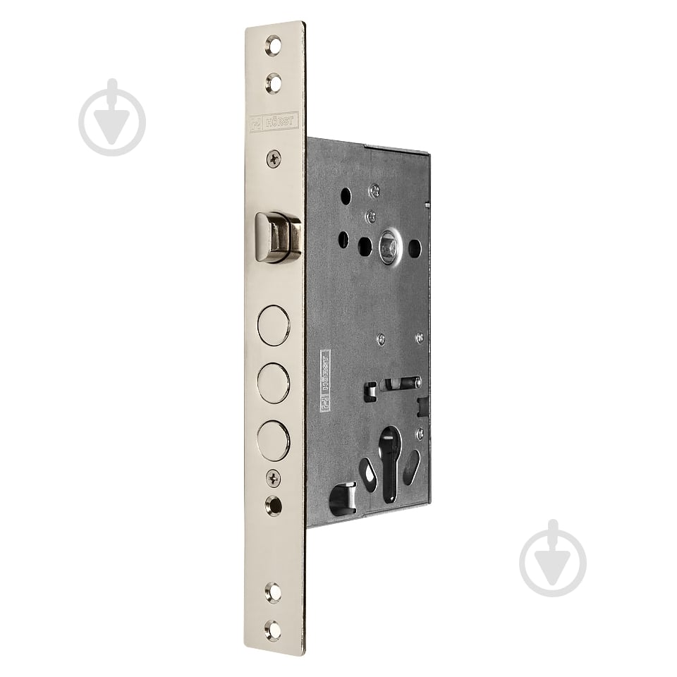 Дверной замок входной Horst HR-05С никель - фото 1 Дверной замок входной Horst HR-05С никель - фото 1