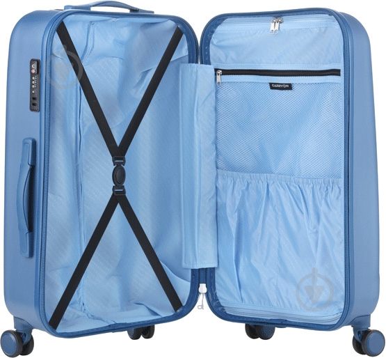Чемодан CarryOn Skyhopper (S) 32 л синий 502139-S - фото 4