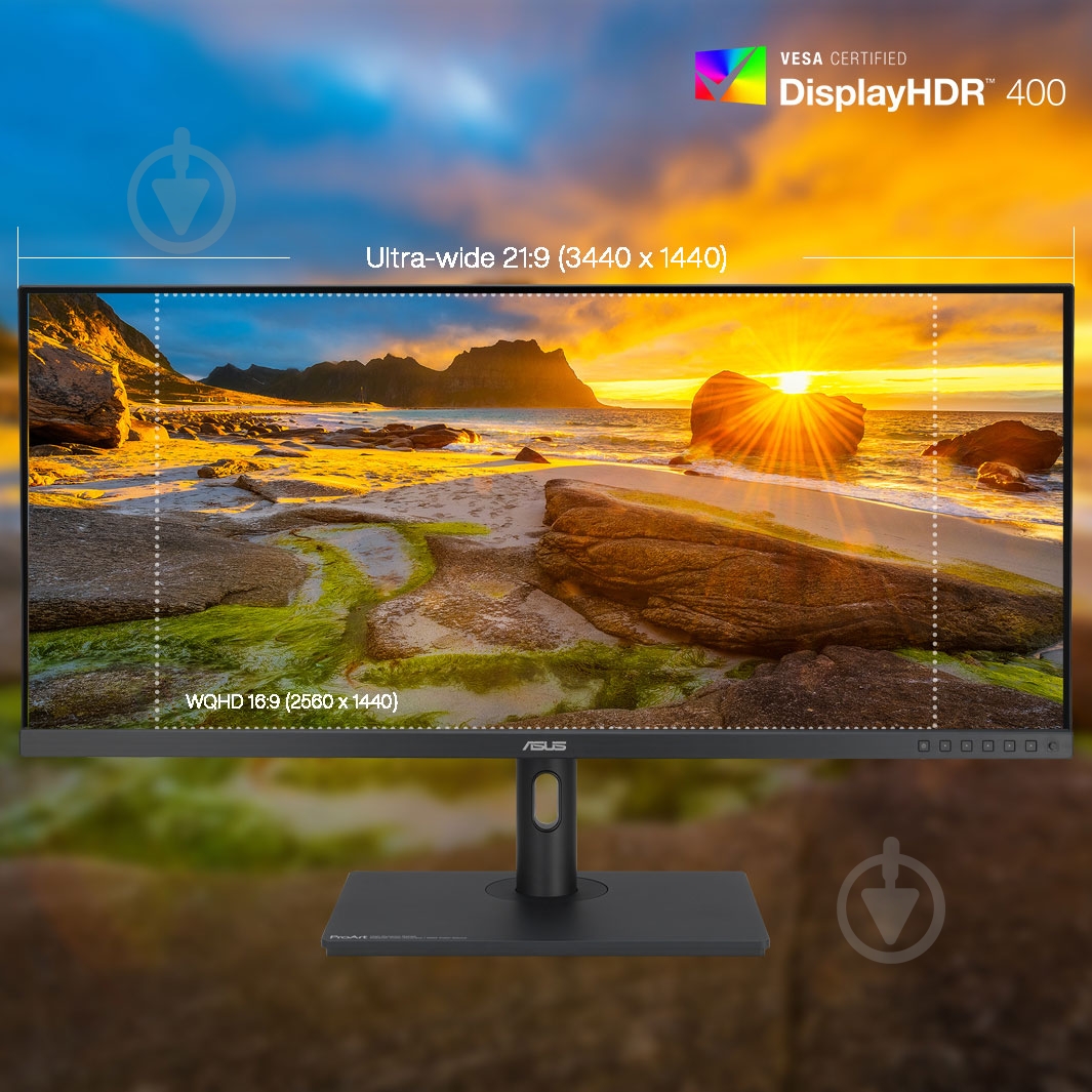 Монитор Asus ProArt PA348CGV 34" (90LM07Z0-B01370) - фото 2 Монитор Asus ProArt PA348CGV 34" (90LM07Z0-B01370) - фото 2