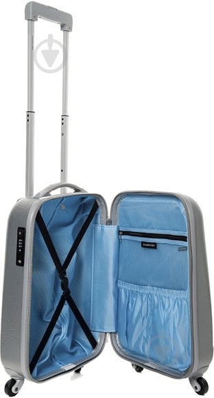 Чемодан CarryOn Skyhopper (S) 32 л серебряный 502129-S - фото 3