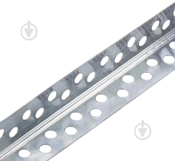 Кутник перфорований алюмінієвий 23х23 мм 3 м - фото 1