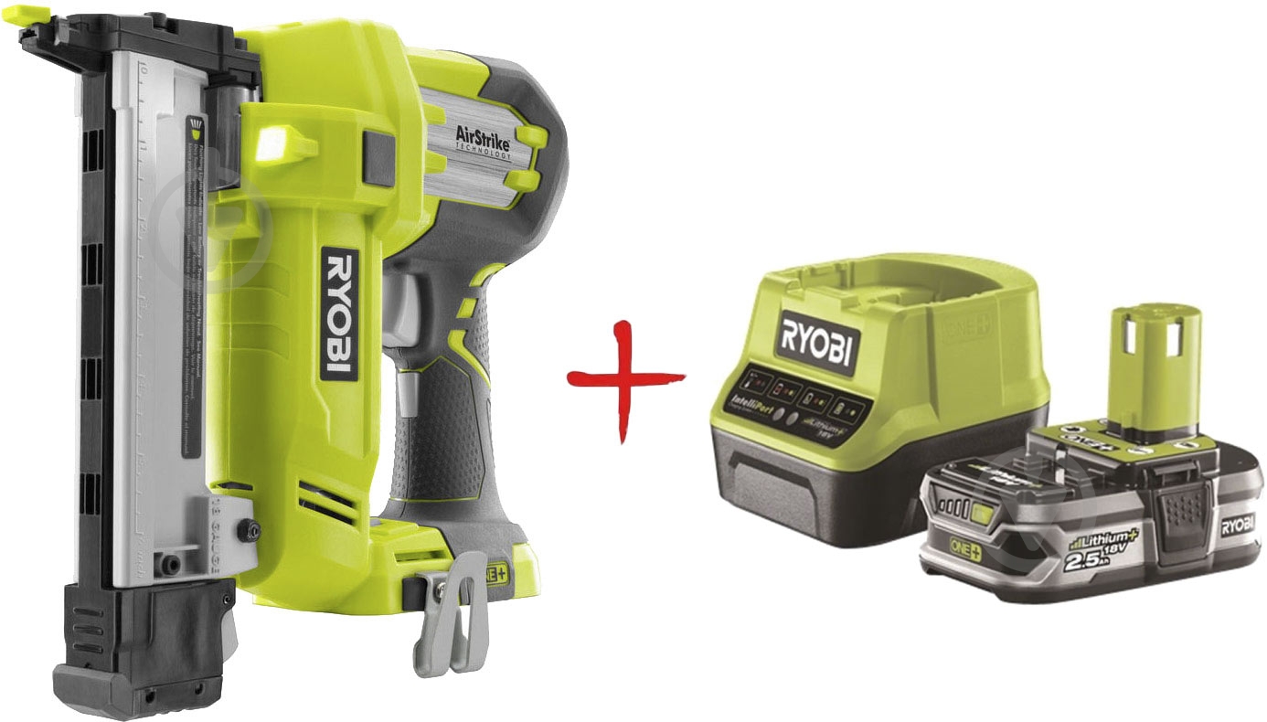 Степлер акумуляторний RYOBI ONE+ R18S18G-125S - фото 1