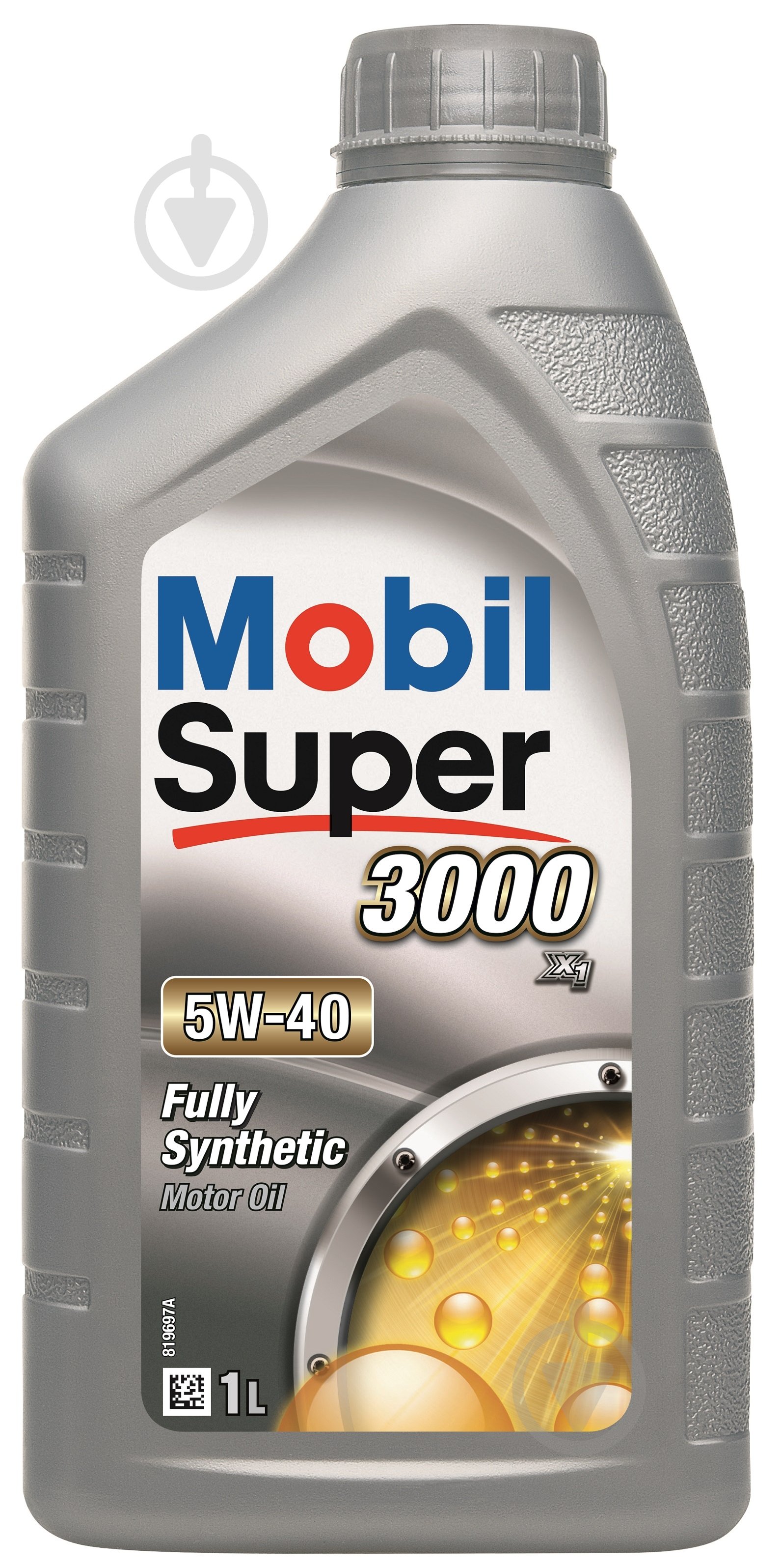Моторна олива синтетична Mobil Super 3000 X1 5W-40 1 л (MB 5W40 3000 1L) - фото 1