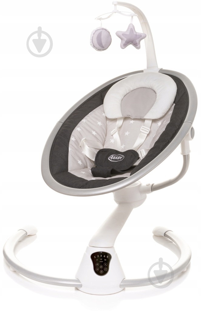 Шезлонг 4Baby Grace graphite 4GR02 - фото 2 Шезлонг 4Baby Grace graphite 4GR02 - фото 2