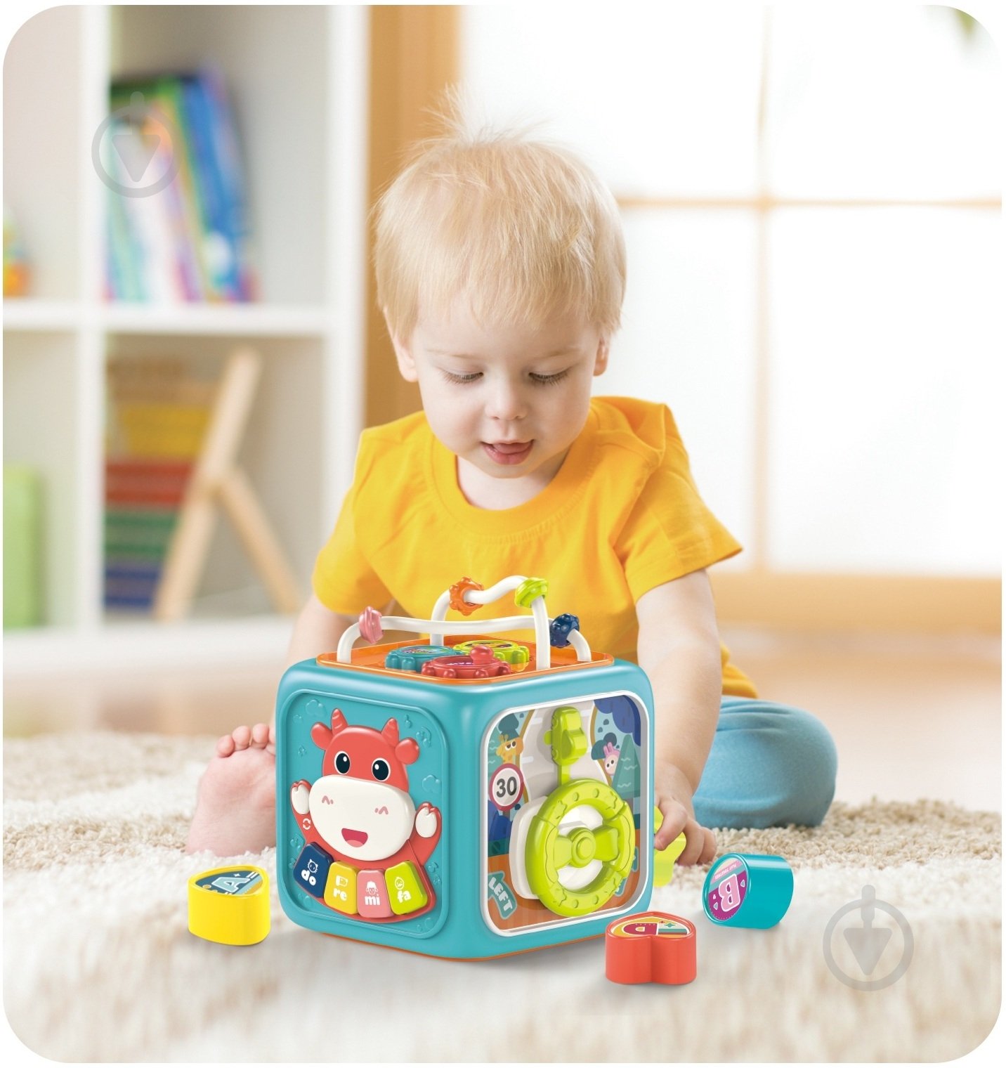 Развивающий куб BIBI-INN Активити куб 6в1 музыкальный 688-60 - фото 3 Развивающий куб BIBI-INN Активити куб 6в1 музыкальный 688-60 - фото 3