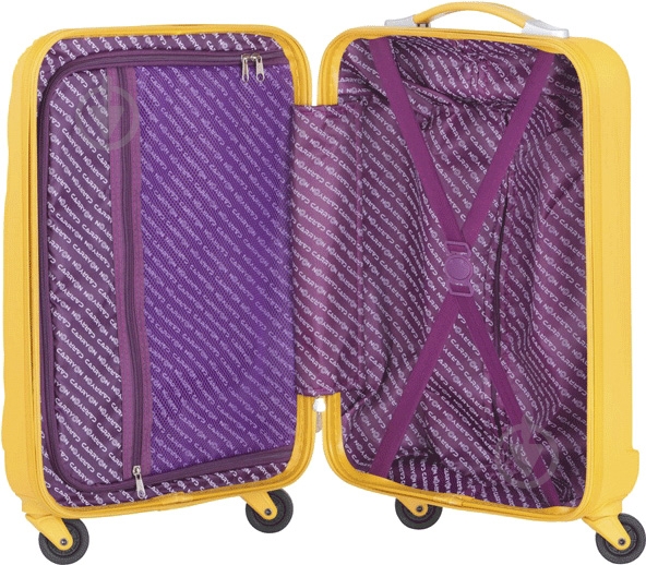 Чемодан CarryOn Wave (S) 35 л желтый 502219-S - фото 7