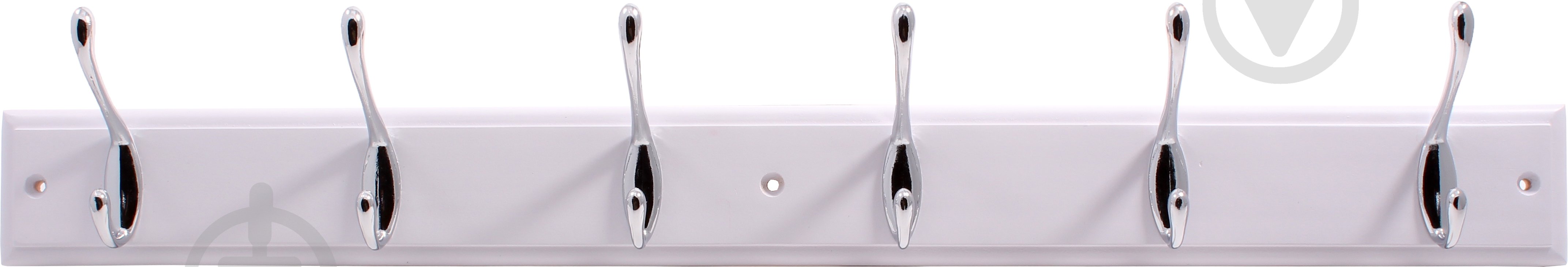 Вешалка с крючками Larvij LH6LWH01CH белый/хром - фото 1