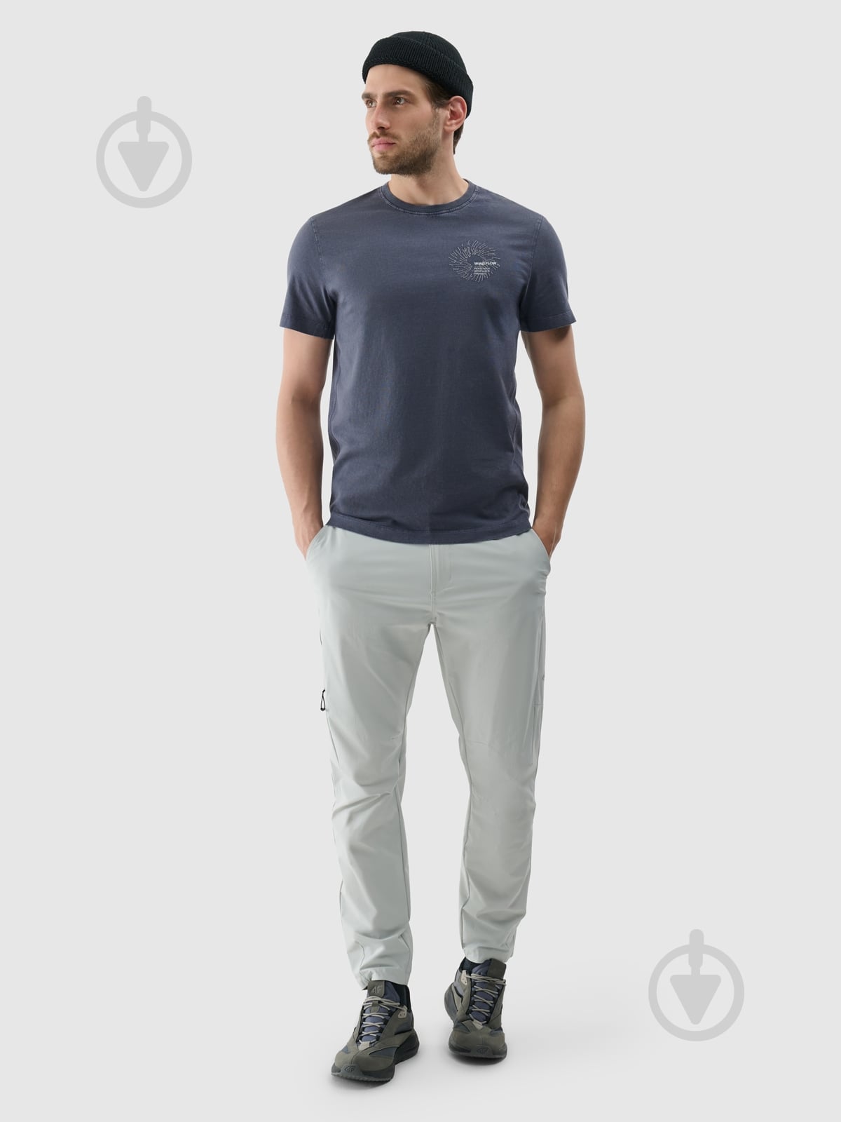 Футболка 4F TSHIRT M1981 4FWSS25TTSHM1981-22S р.S синий - фото 4