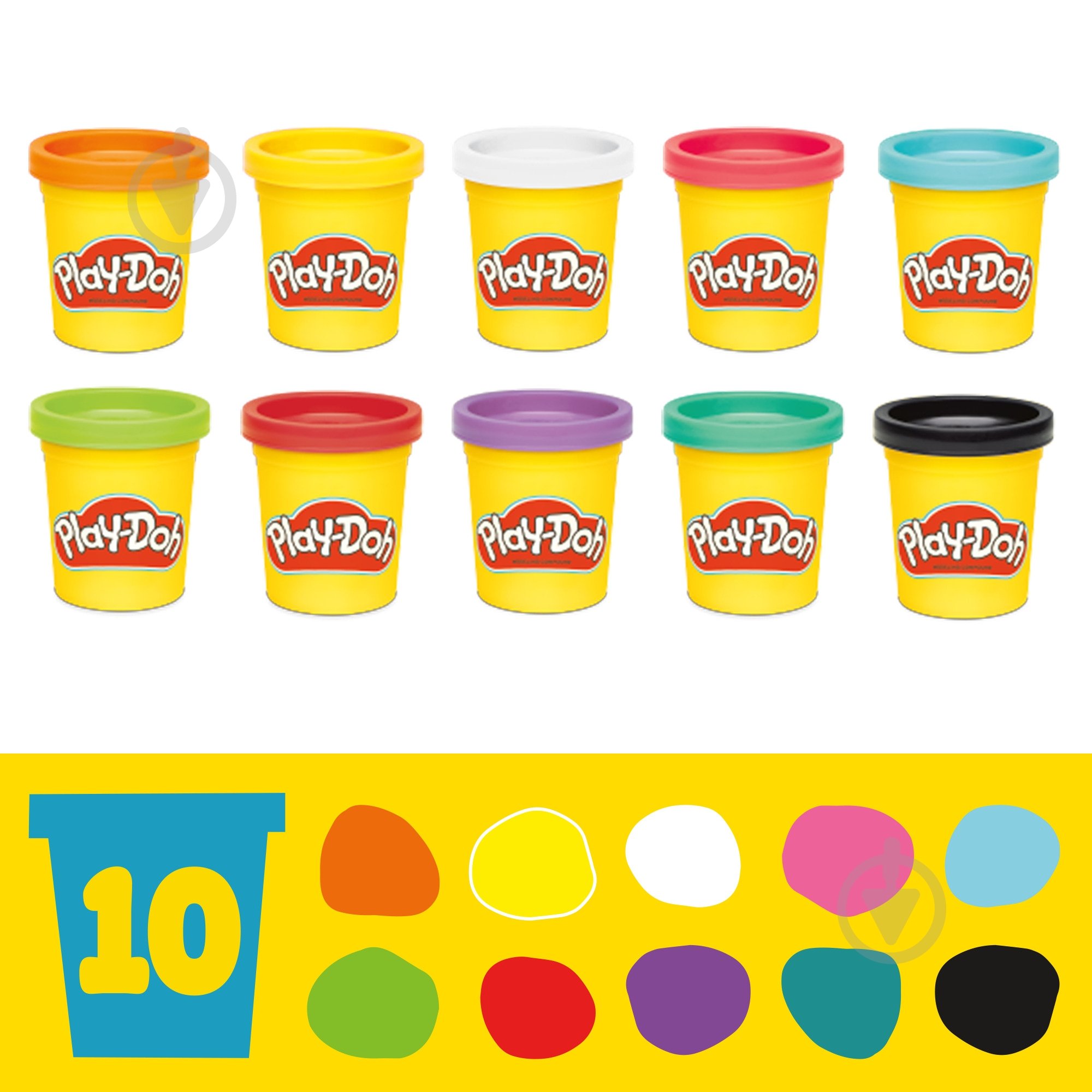 Набір пластиліну Play-Doh Світ суші, повітря та моря F8788 - фото 3 Набір пластиліну Play-Doh Світ суші, повітря та моря F8788 - фото 3