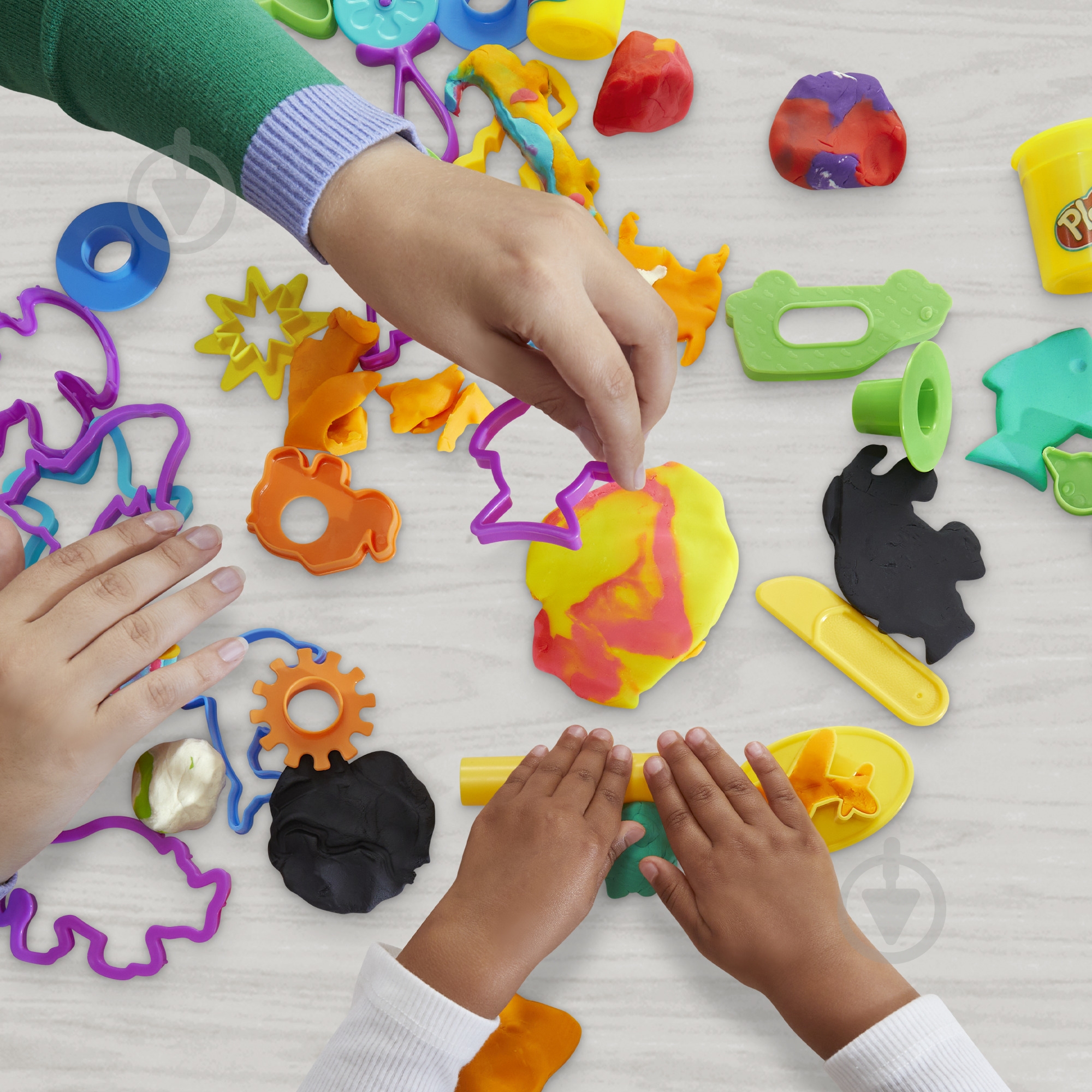 Набір пластиліну Play-Doh Світ суші, повітря та моря F8788 - фото 5 Набір пластиліну Play-Doh Світ суші, повітря та моря F8788 - фото 5