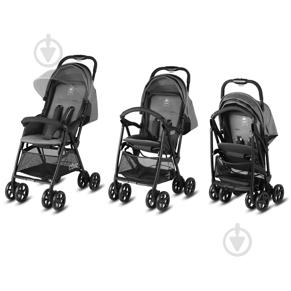 Коляска прогулочная CBX Yoki Smoky Anthracite - фото 3