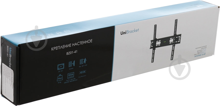 Крепление для телевизора UniBracket BZ01-41 наклонные 32"-55" черный - фото 4