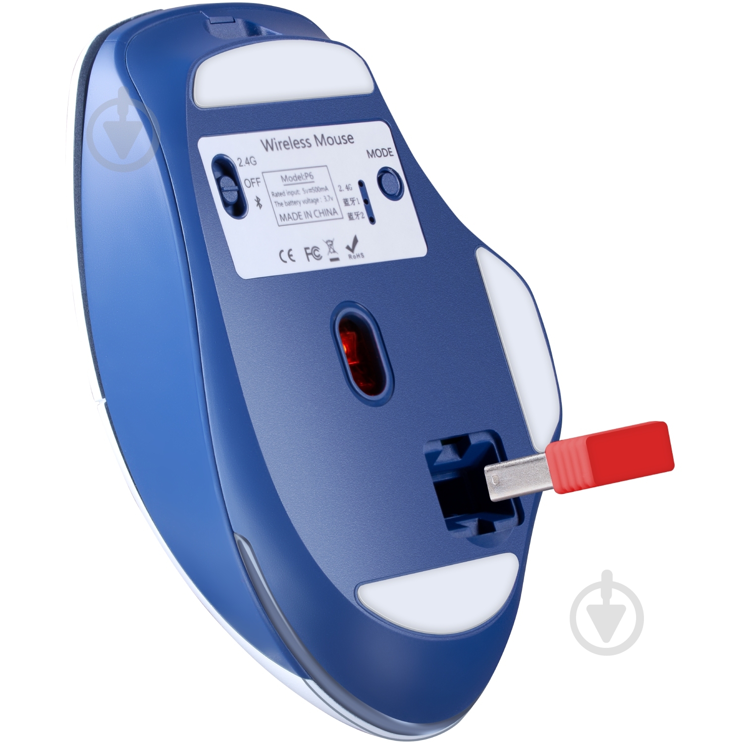 Мышь Defender Tisa GM-126 white/blue (52126) - фото 5