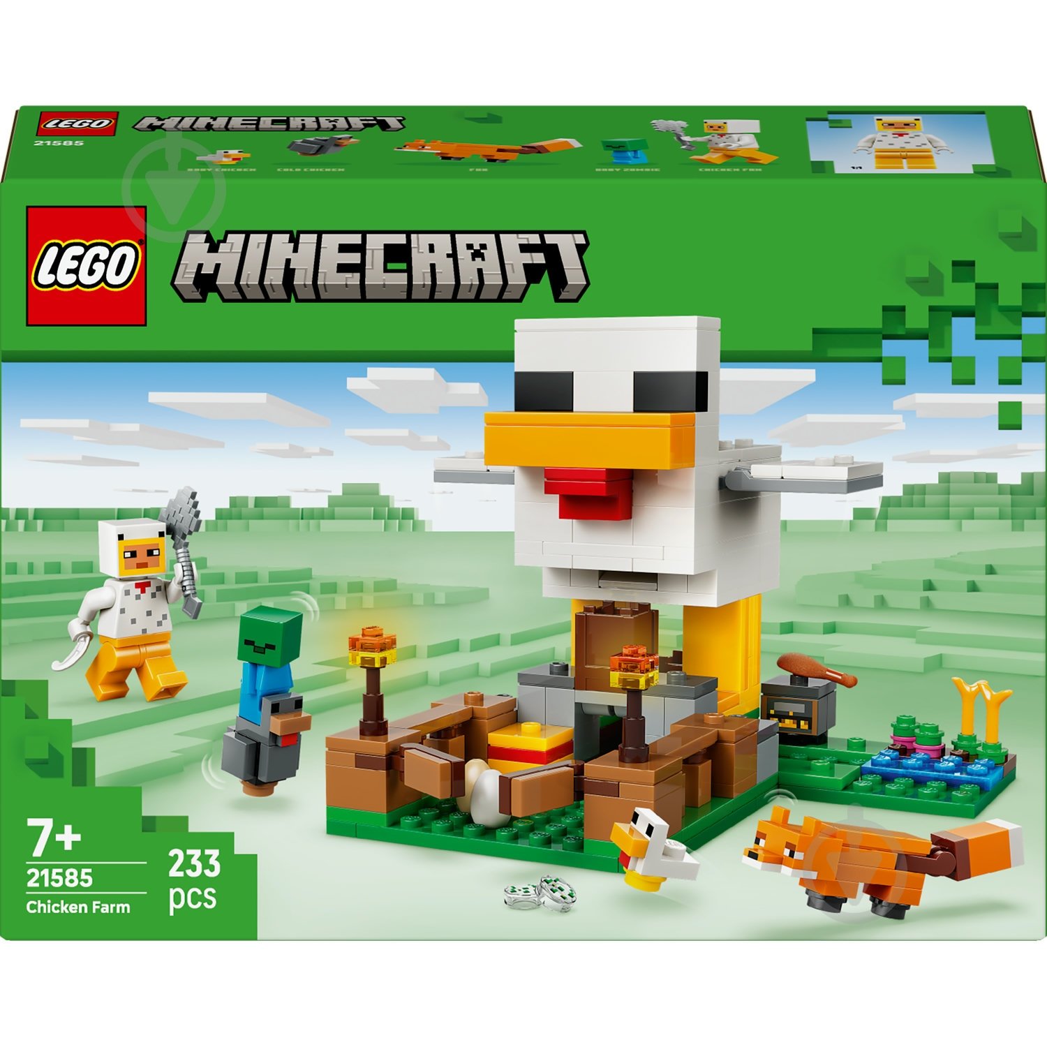 Конструктор LEGO Minecraft Куриная ферма 21585 - фото 1