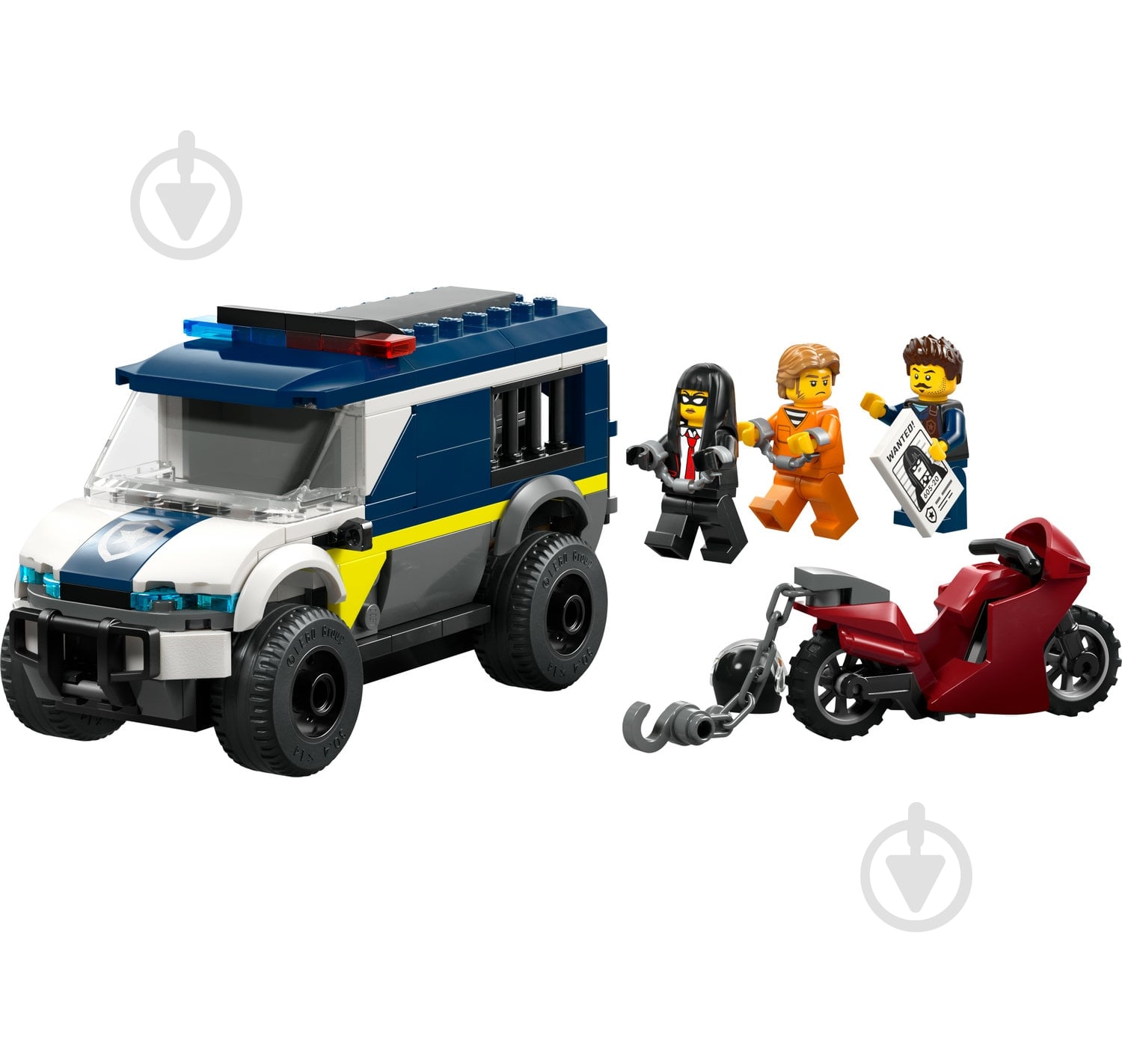 Конструктор LEGO City Поліцейський фургон для перевезення в'язнів 60479 - фото 3