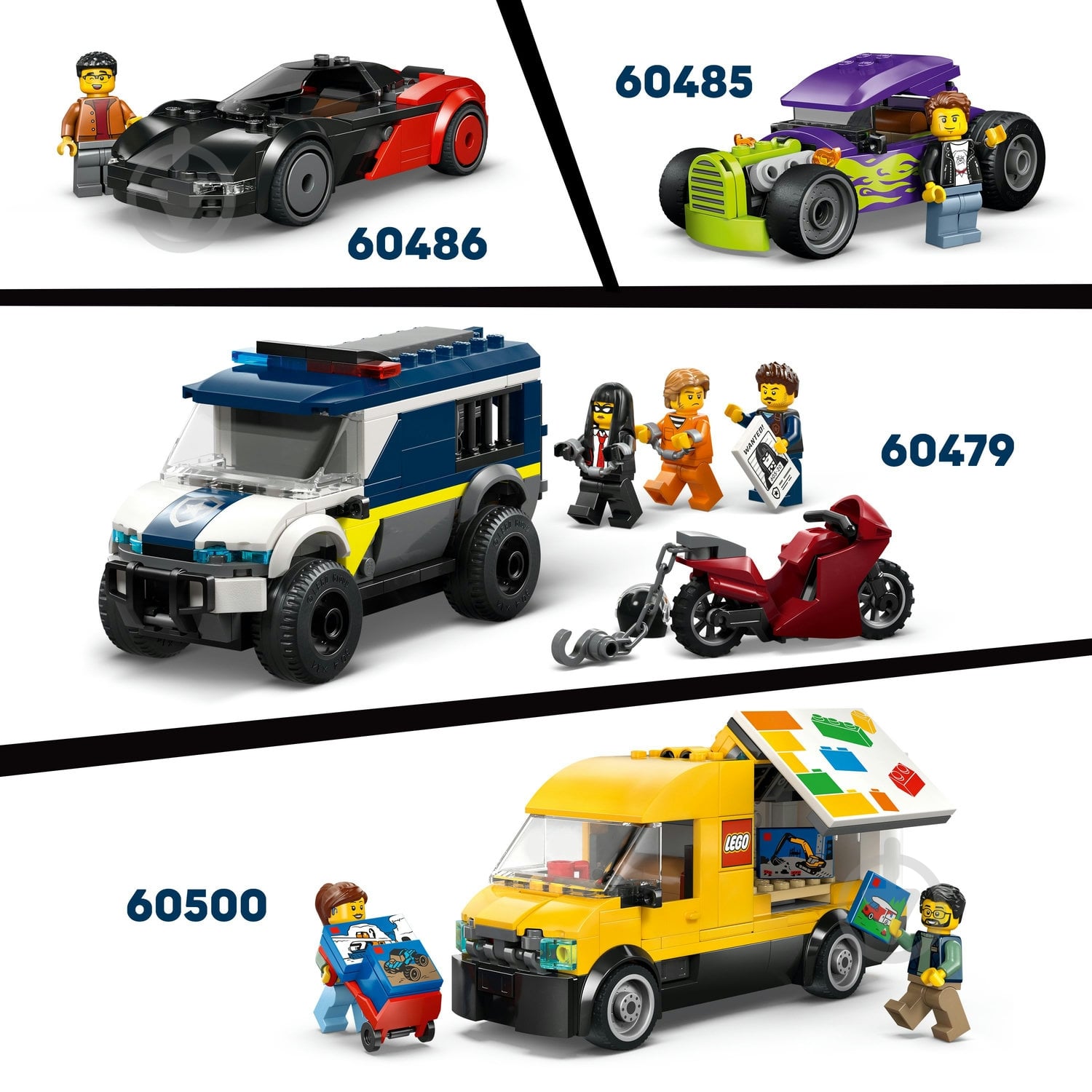 ᐉ Конструктор LEGO City Вантажівка з картоплею фрі 60488 • Краща