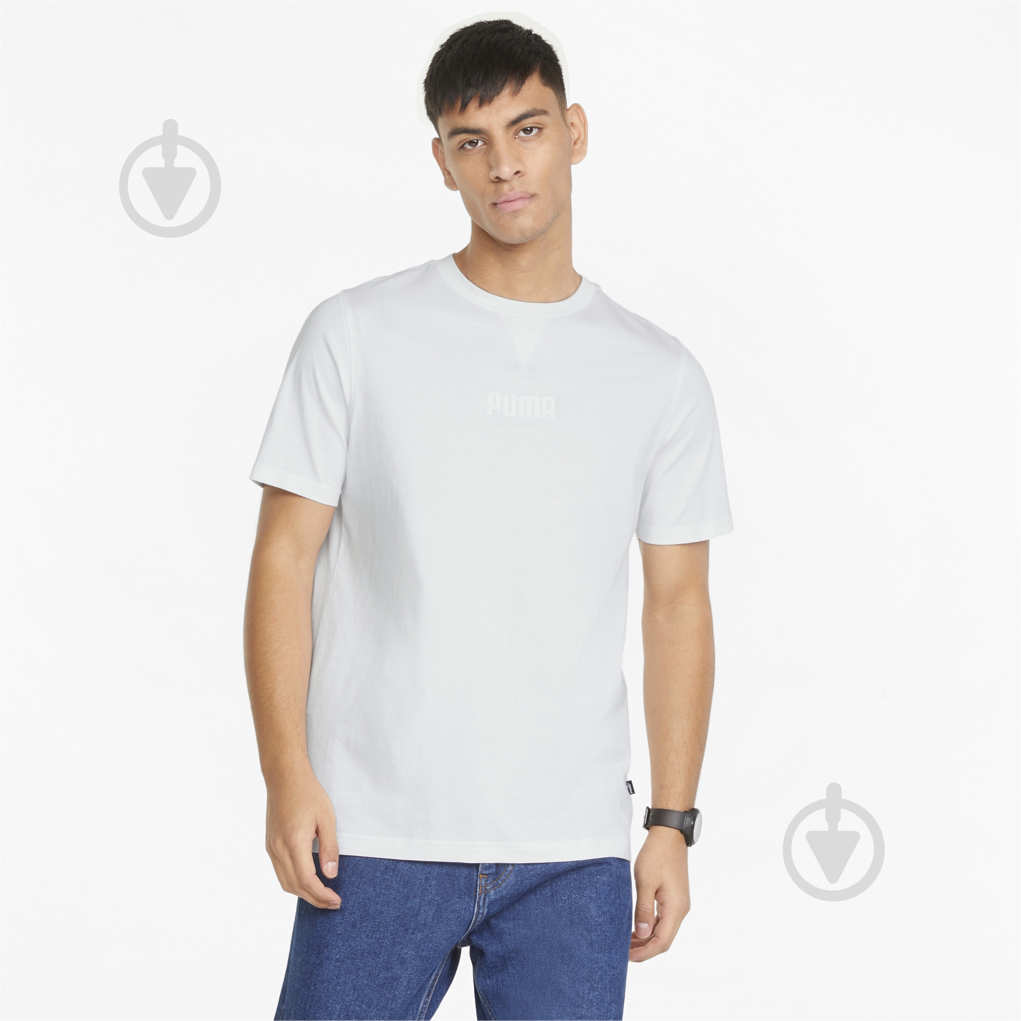 Футболка Puma Modern Basics Tee 84740702 р.XL белый - фото 1