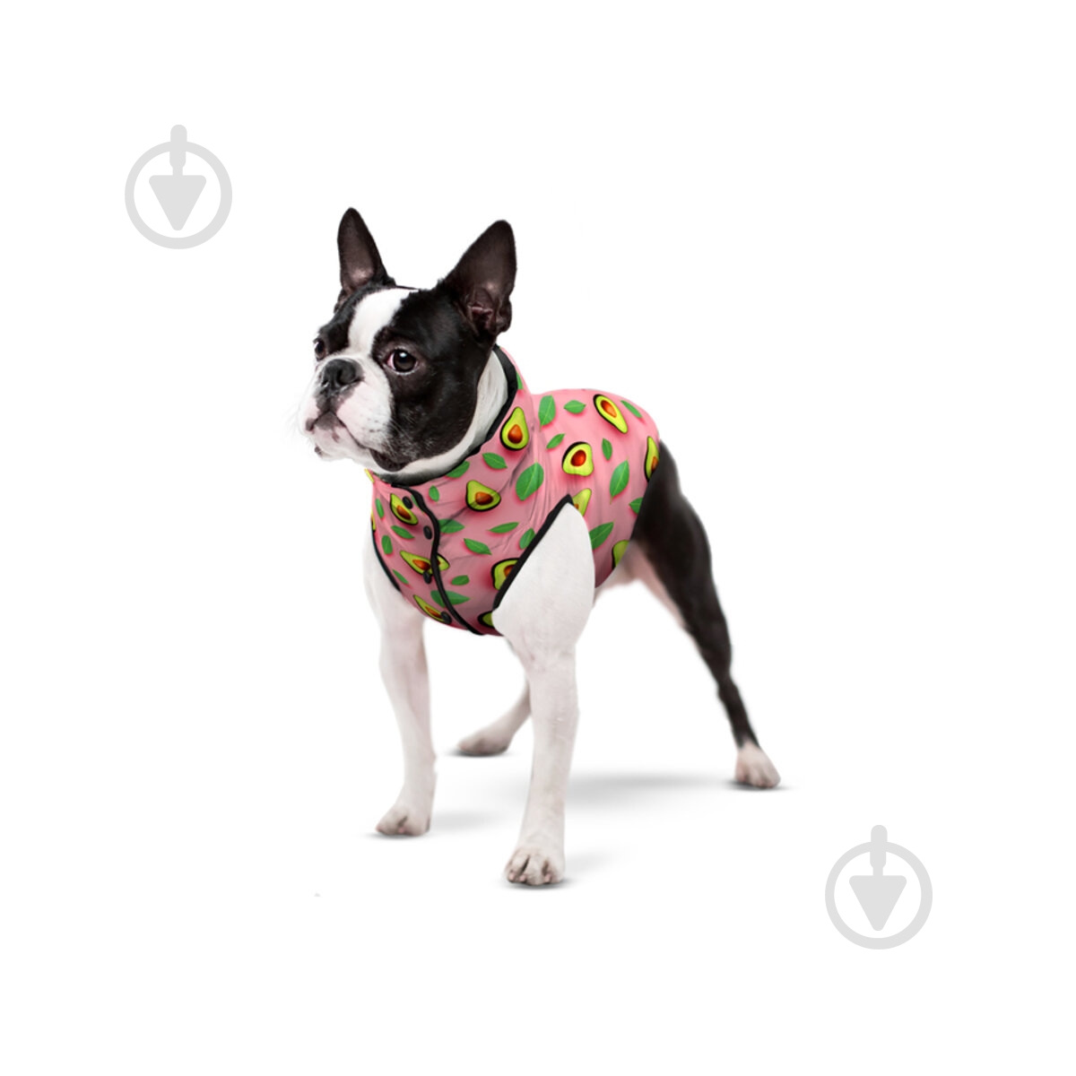 Куртка Waudog малюнок "Авокадо на рожевому" XS25 В 37-40 см С 24-27 см - фото 3