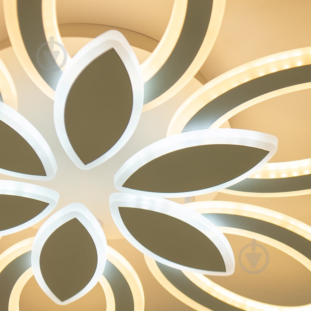 Люстра светодиодная Luminaria Aurora Double 6F 120 Вт LED-модуль белый AURORA DOUBLE 120W 6F - фото 6