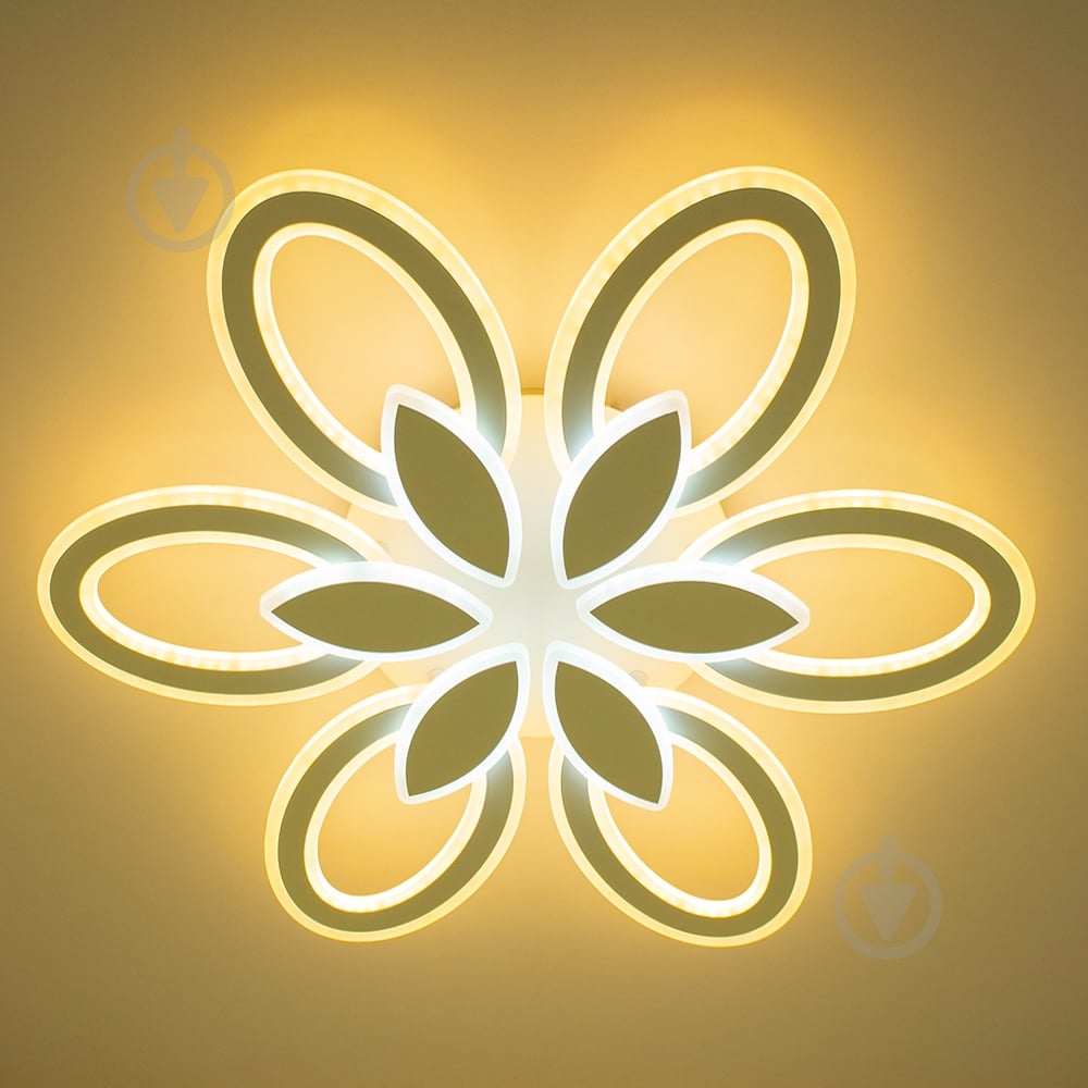 Люстра светодиодная Luminaria Aurora Double 6F 120 Вт LED-модуль белый AURORA DOUBLE 120W 6F - фото 3