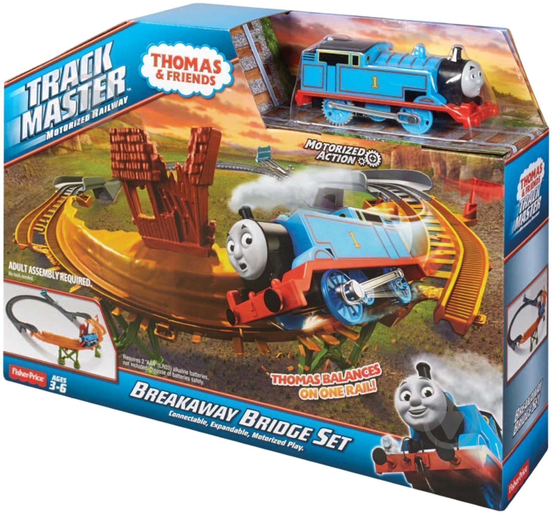 ᐉ Железная дорога Thomas & Friends Приключения на разрушенном