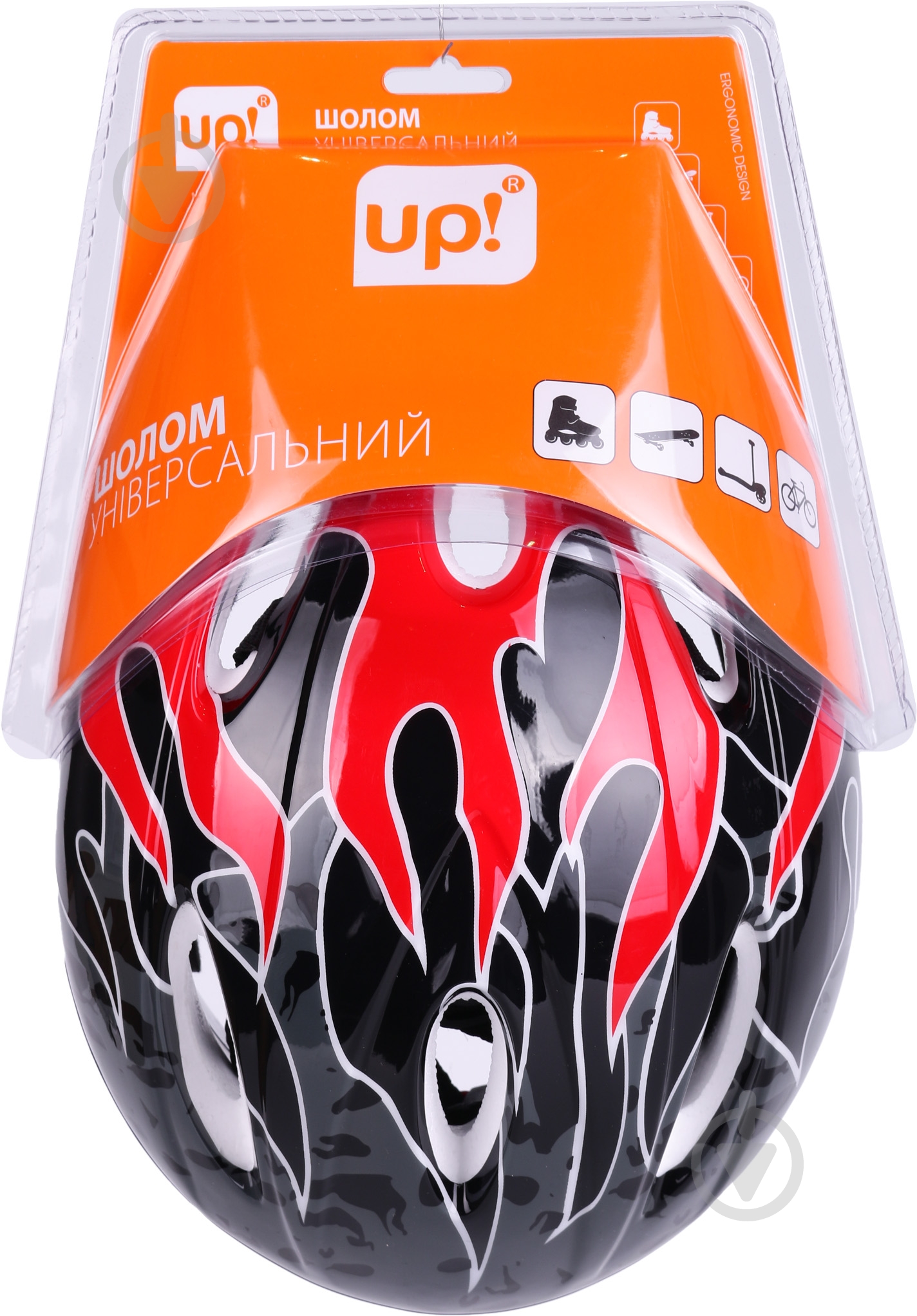 Шолом захисний UP! (Underprice) MAR-BH20 р. M червоний - фото 7