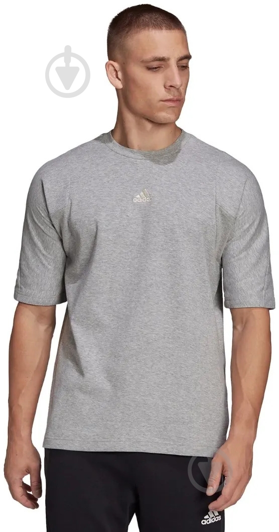 Футболка Adidas HB6597 р.XL серый - фото 1
