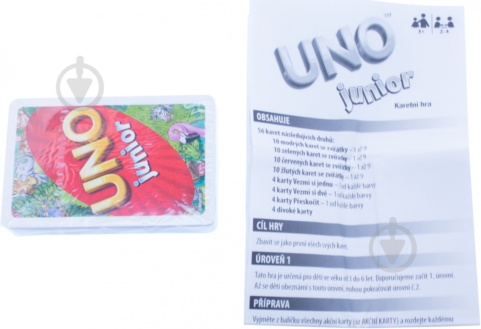 Игра настольная Mattel UNO Junior 52456 52456 - фото 3