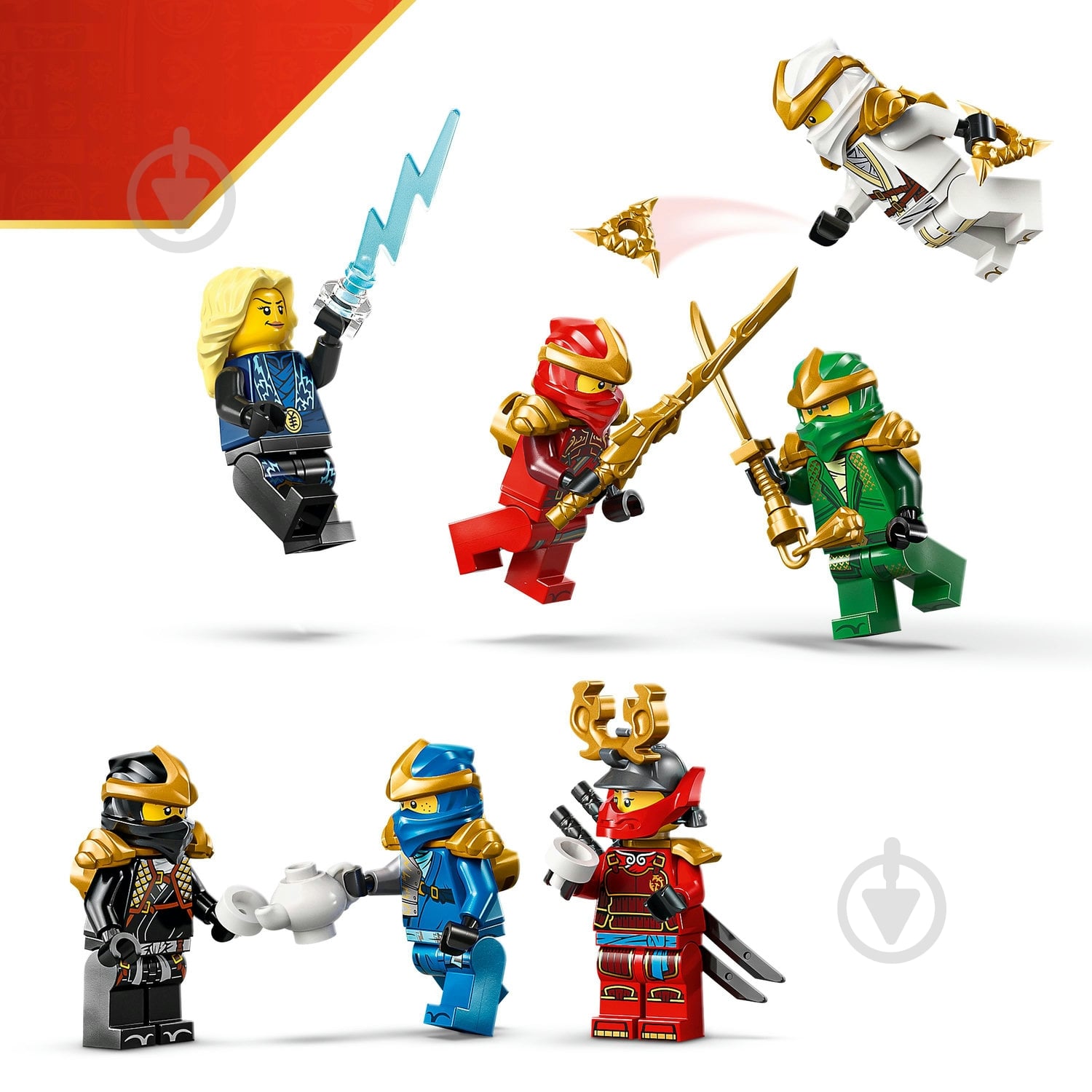 ᐉ Конструктор LEGO NINJAGO Модель персонажів ніндзя. 15-та