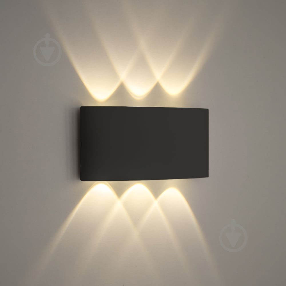 Светильник настенный Luminaria LED бра 6 Вт черный LINZA 6W BLACK - фото 1