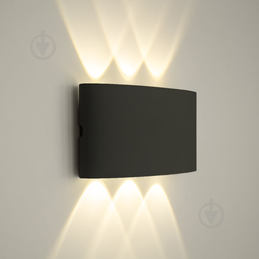 Светильник настенный Luminaria LED бра 6 Вт черный LINZA 6W BLACK - фото 5