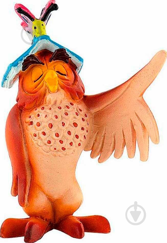 Фигурка Bullyland Сова с книгой 12325 - фото 1